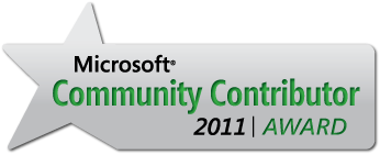 Microsoft Community Contributor Award 2011