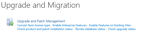 Upgrade and Migration