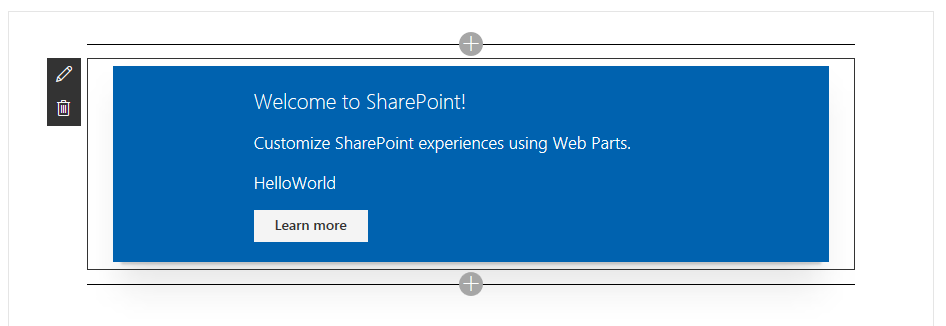 SharePoint Framework Webpart