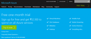 Azure Services Free Trial